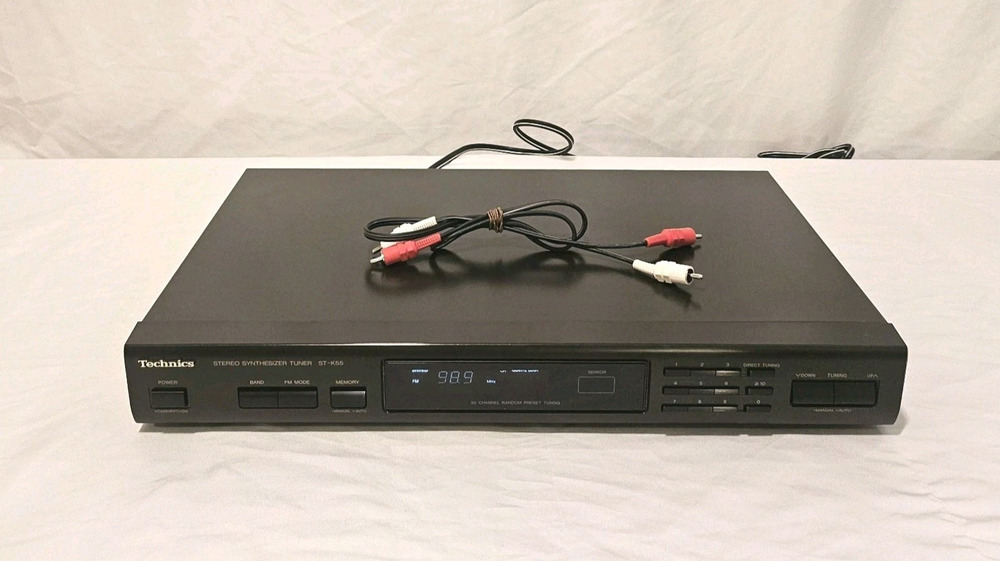 Technics ST-K55 Quartz Lock Stereo Synthesizer FM Tuner Vintage Hi-Fi Japan